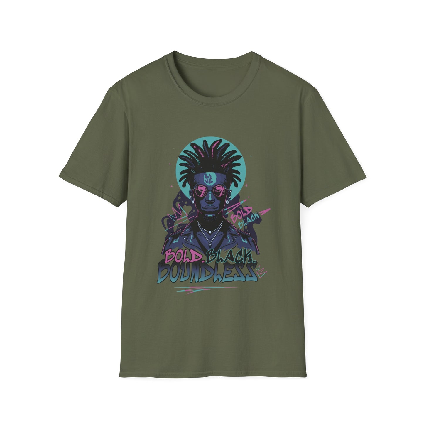 Black Bold Boundless T-Shirt - Regular Fit