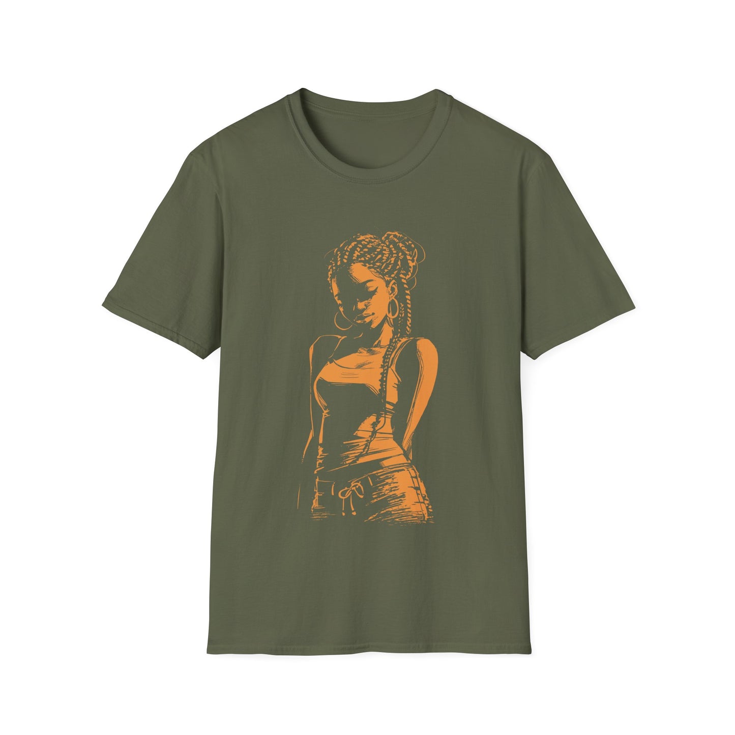 Copper Braid Queen T-Shirt - Regular Fit