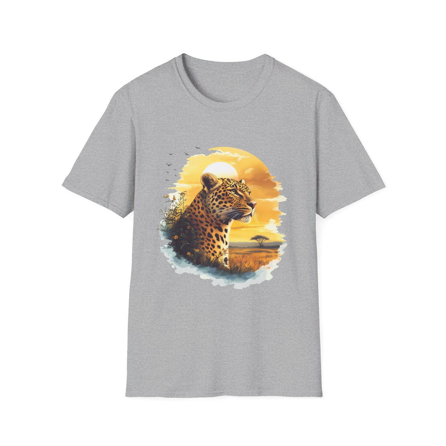 Watercolor Leopard T-Shirt - Regular Fit