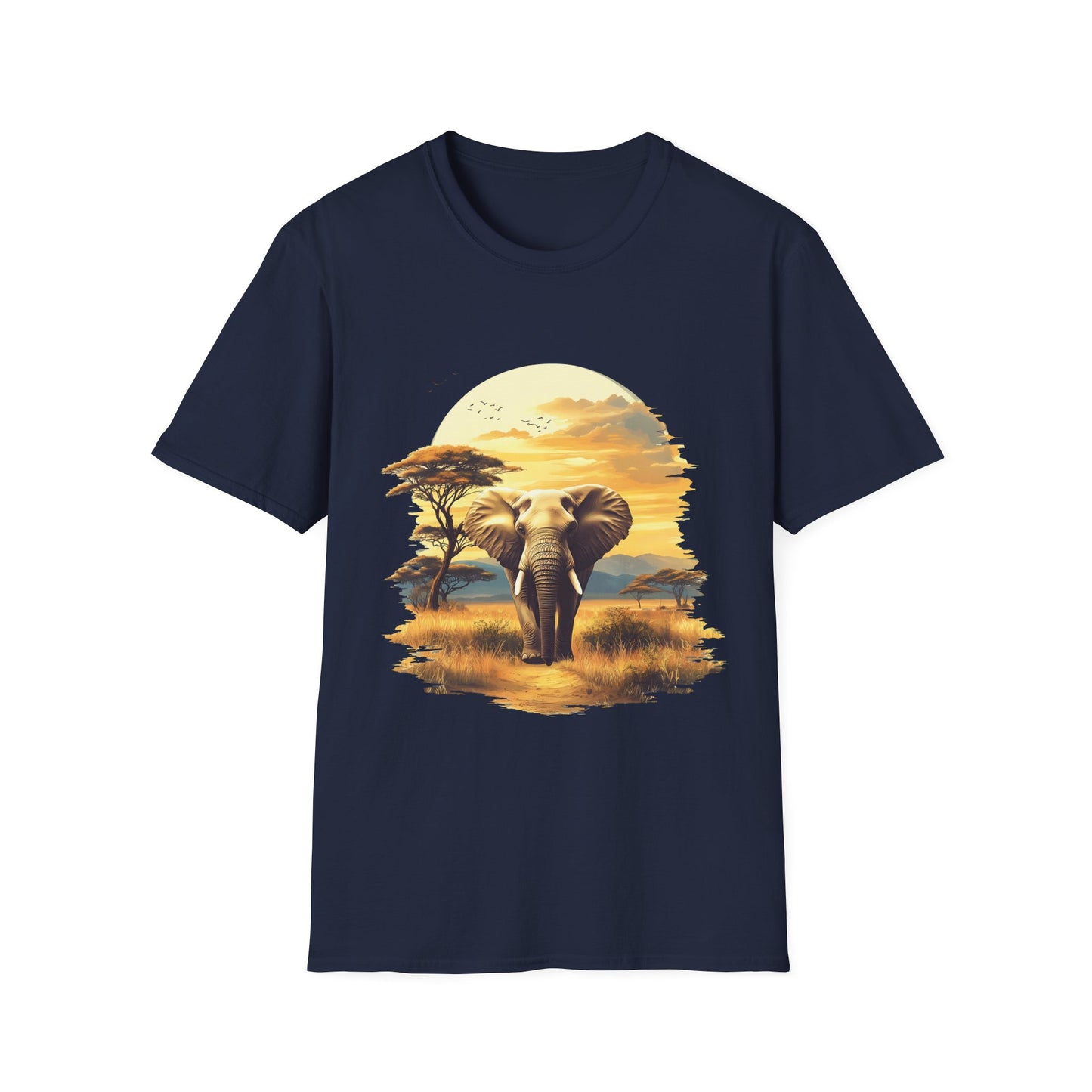 Watercolor Elephant T-Shirt - Regular Fit