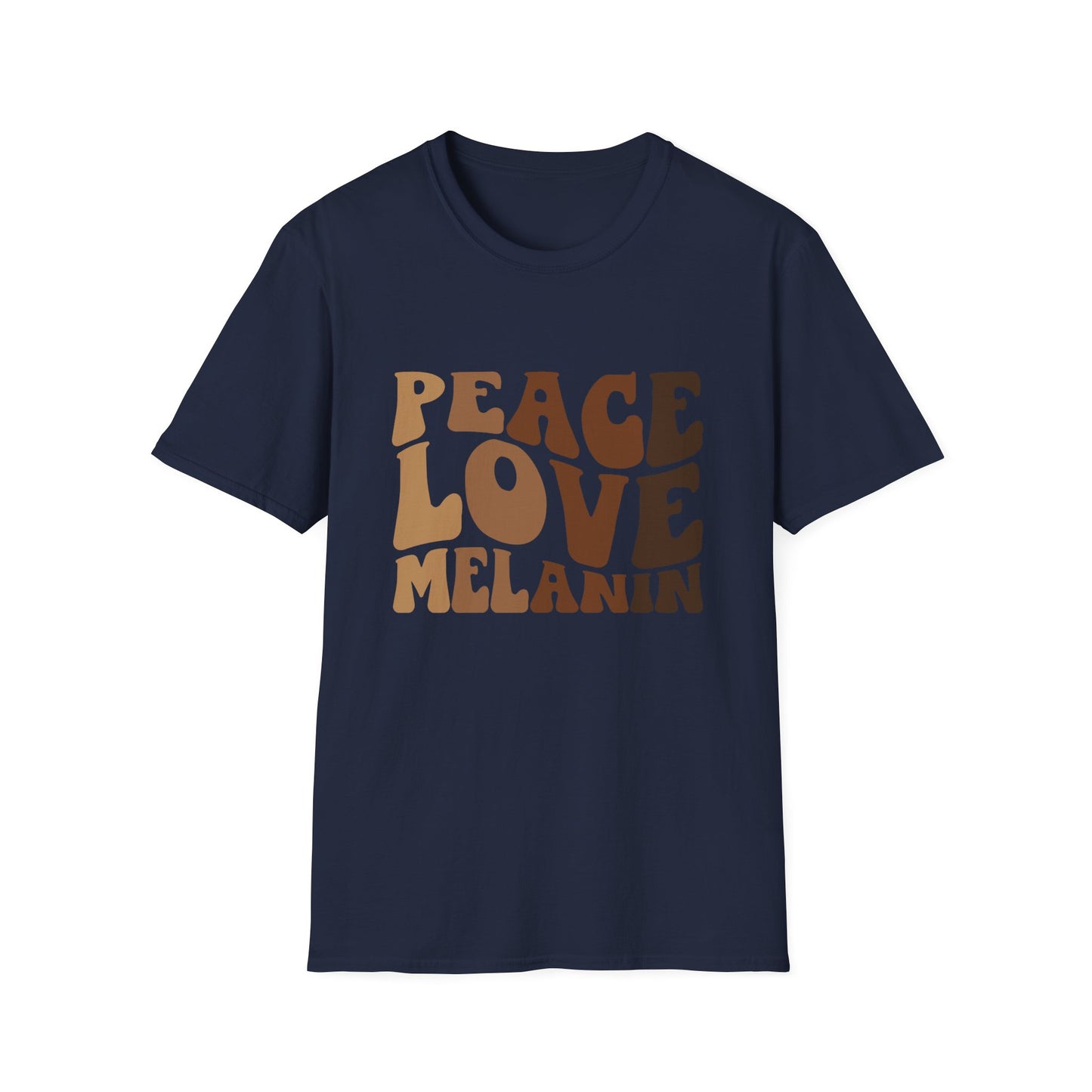 Peace Love Melanin T-Shirt - Regular Fit