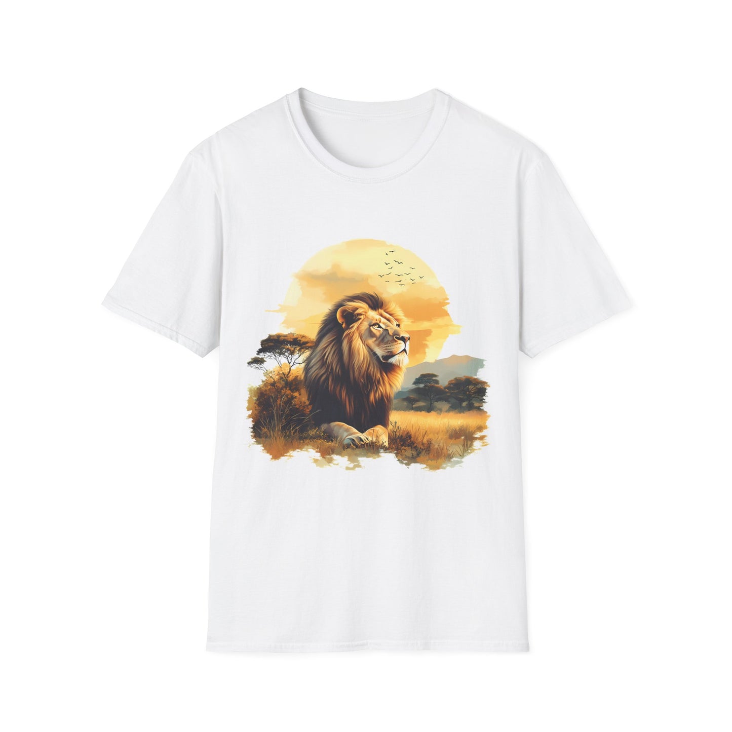 Watercolor Lion T-Shirt - Regular Fit