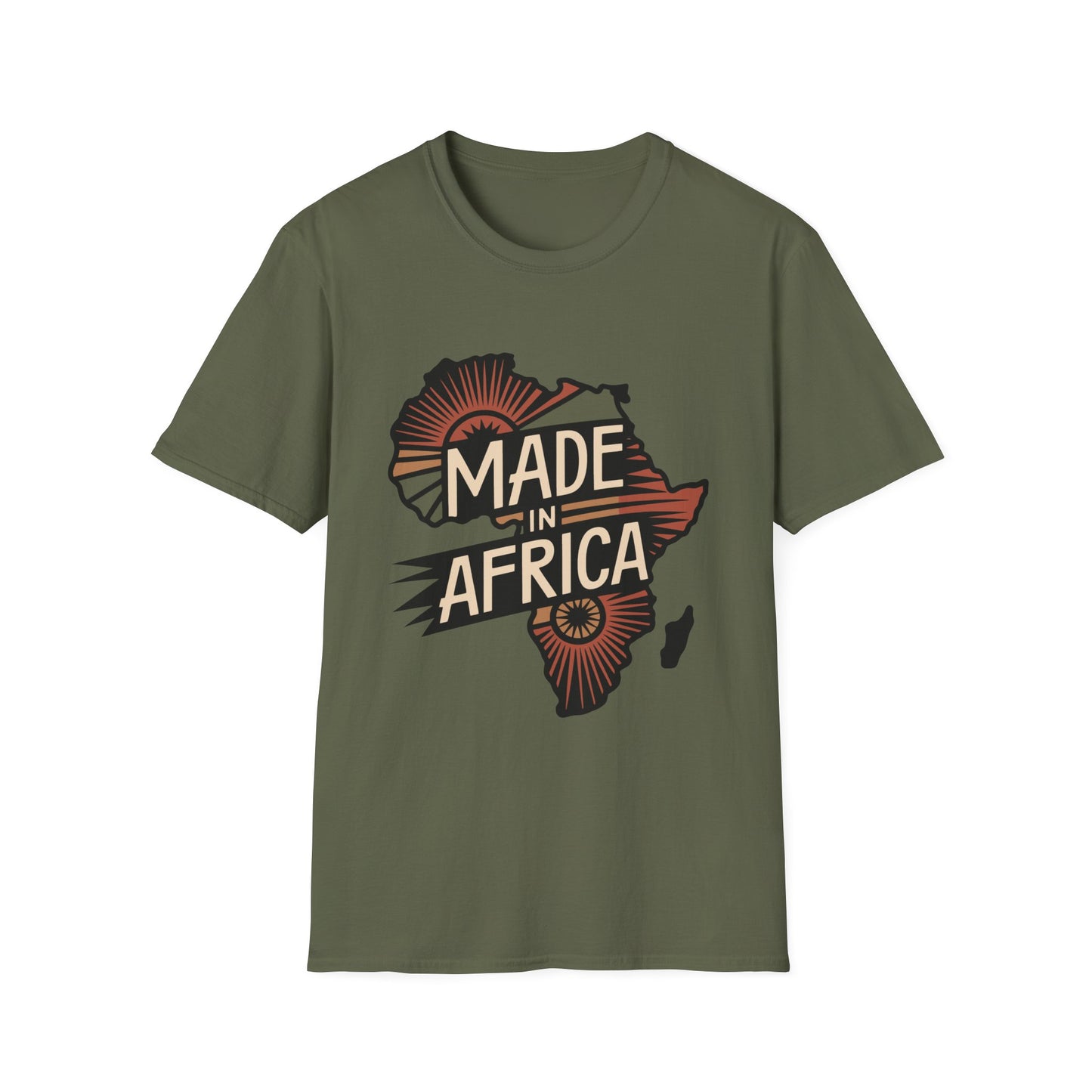 Made in Africa Map T-Shirt - Regular Fit