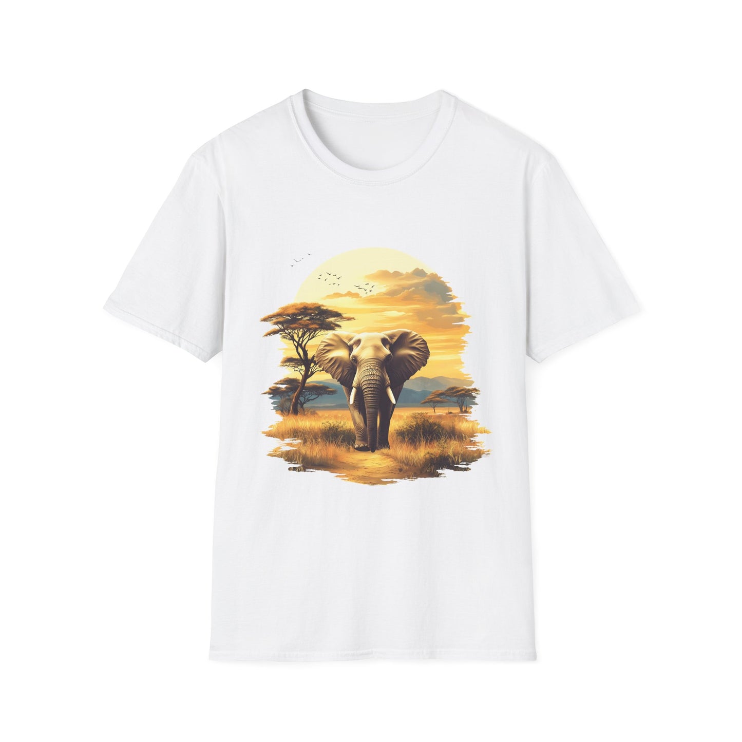 Watercolor Elephant T-Shirt - Regular Fit