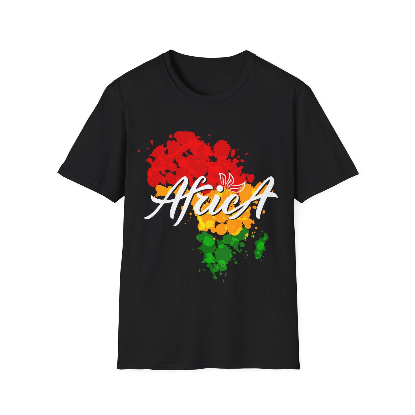 Africa Color Splash Map T-Shirt - Regular Fit