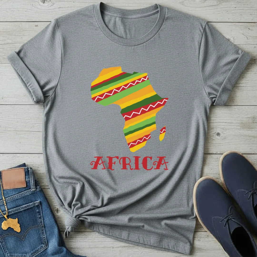 Kente Continent T-Shirt