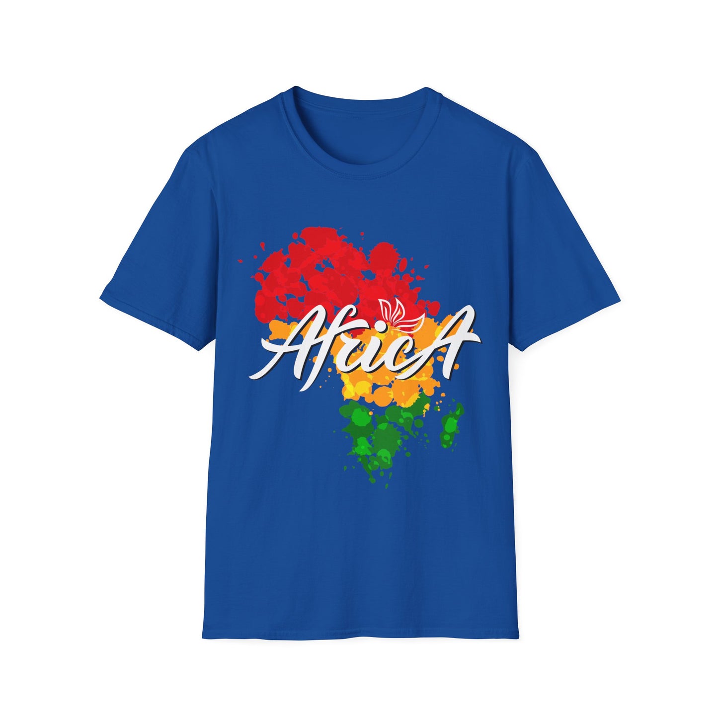 Africa Color Splash Map T-Shirt - Regular Fit
