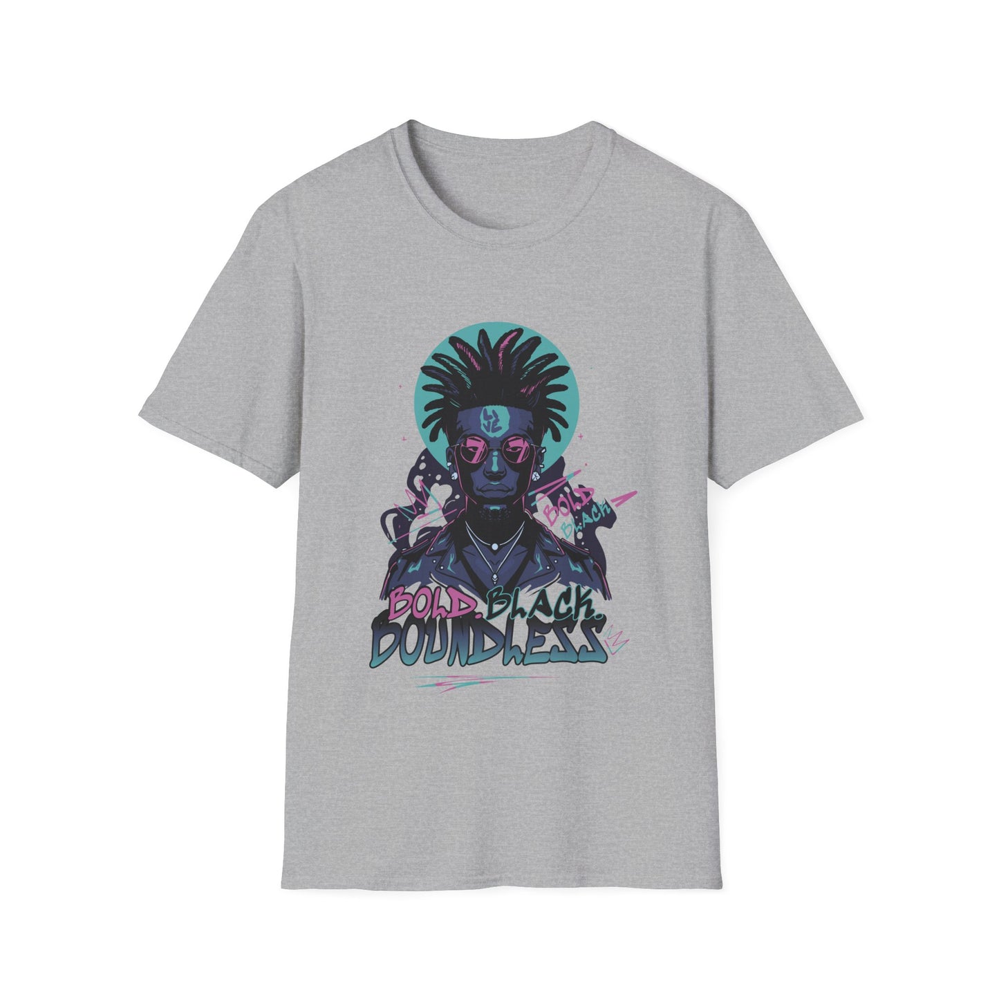 Black Bold Boundless T-Shirt - Regular Fit