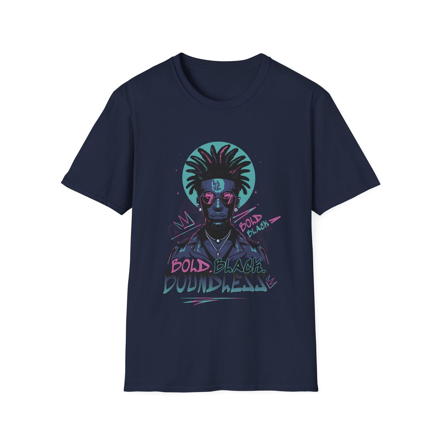 Black Bold Boundless T-Shirt - Regular Fit