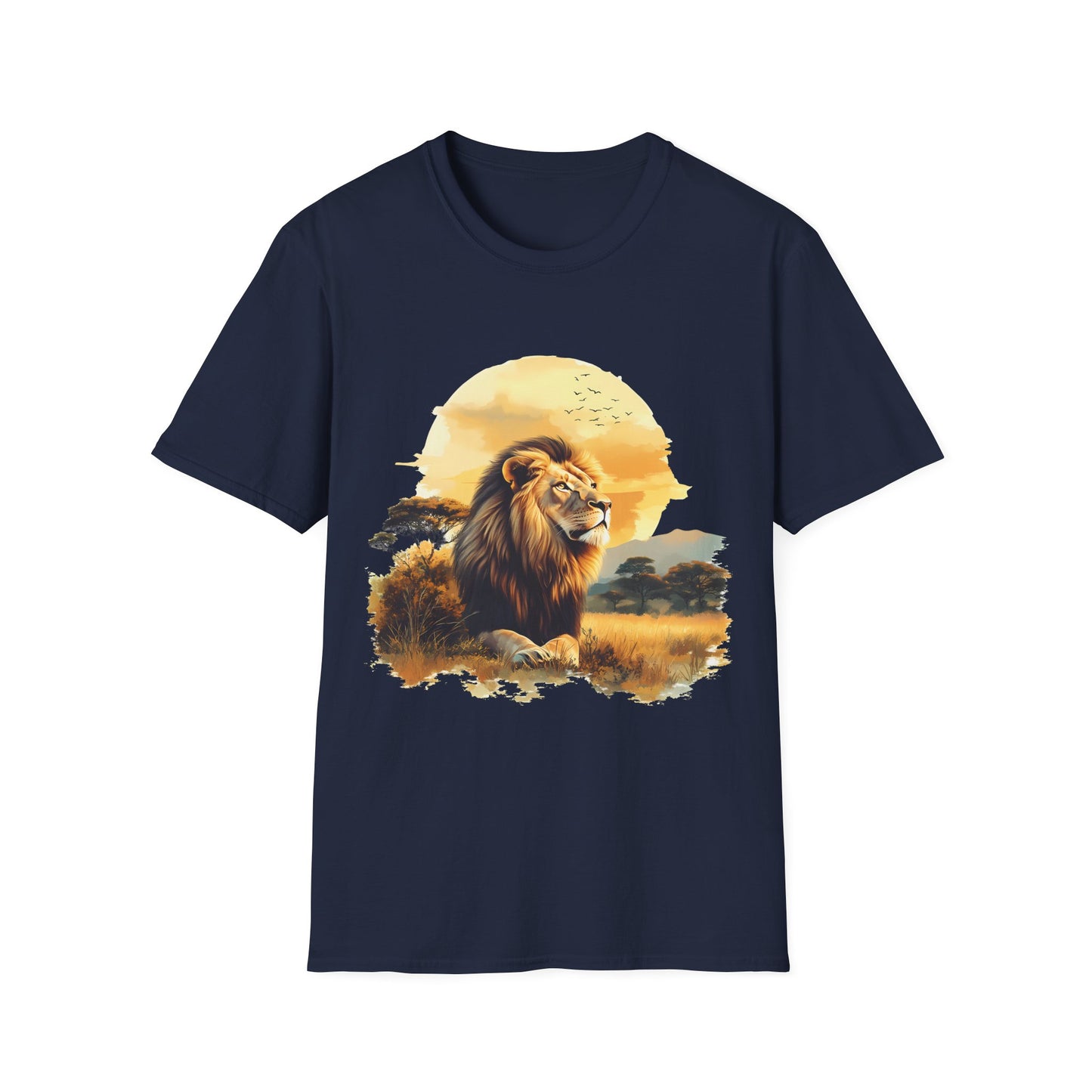 Watercolor Lion T-Shirt - Regular Fit