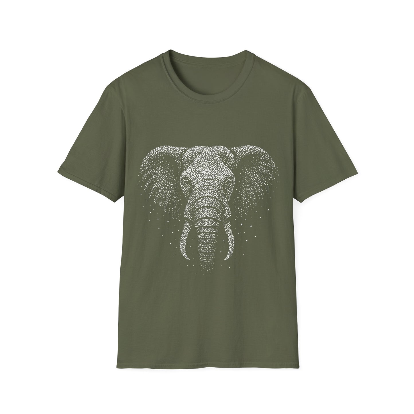 Point Art Elephant T-Shirt - Regular Fit