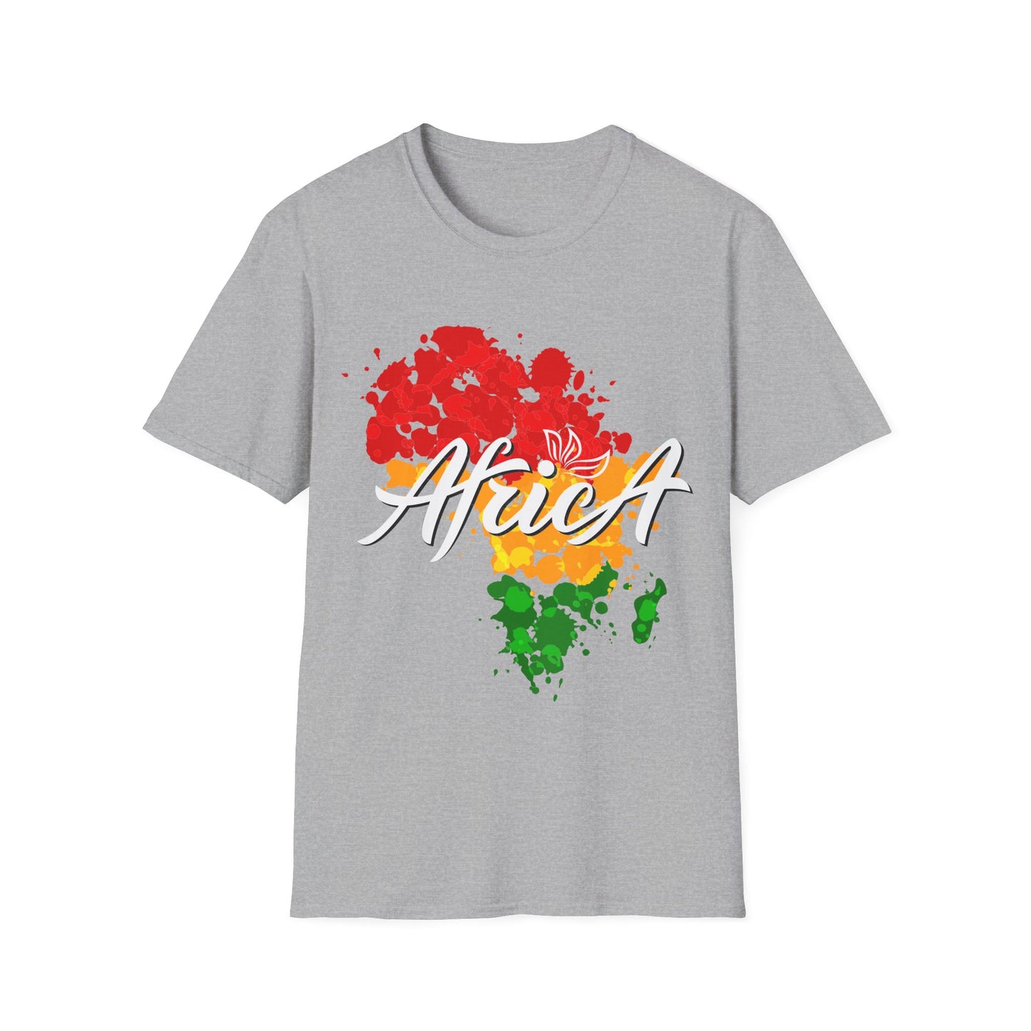 Africa Color Splash Map T-Shirt - Regular Fit