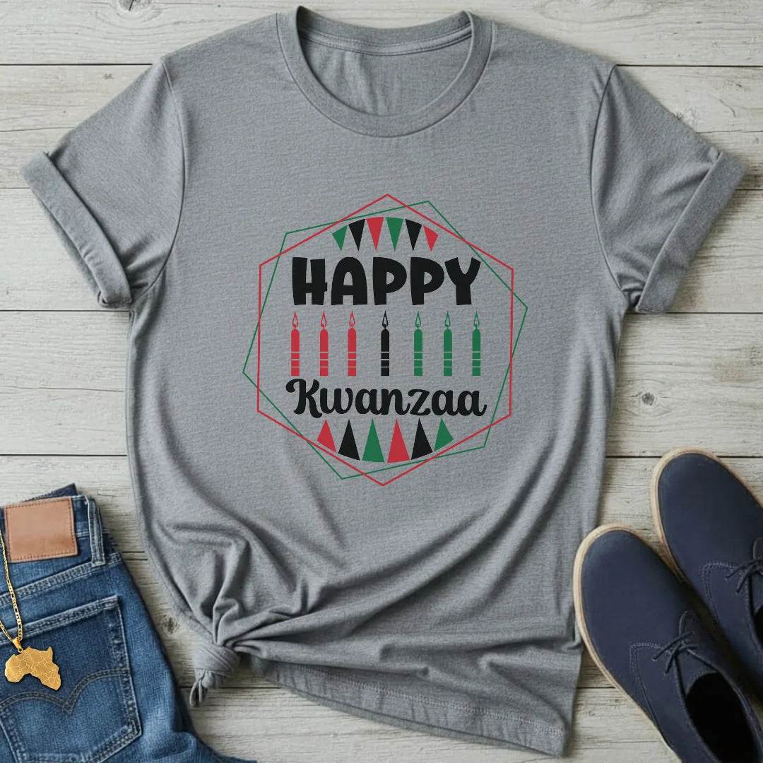 Kwanzaa Hexagon T-Shirt
