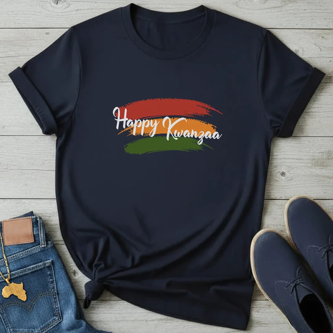 Kwanzaa Brushstroke T-Shirt