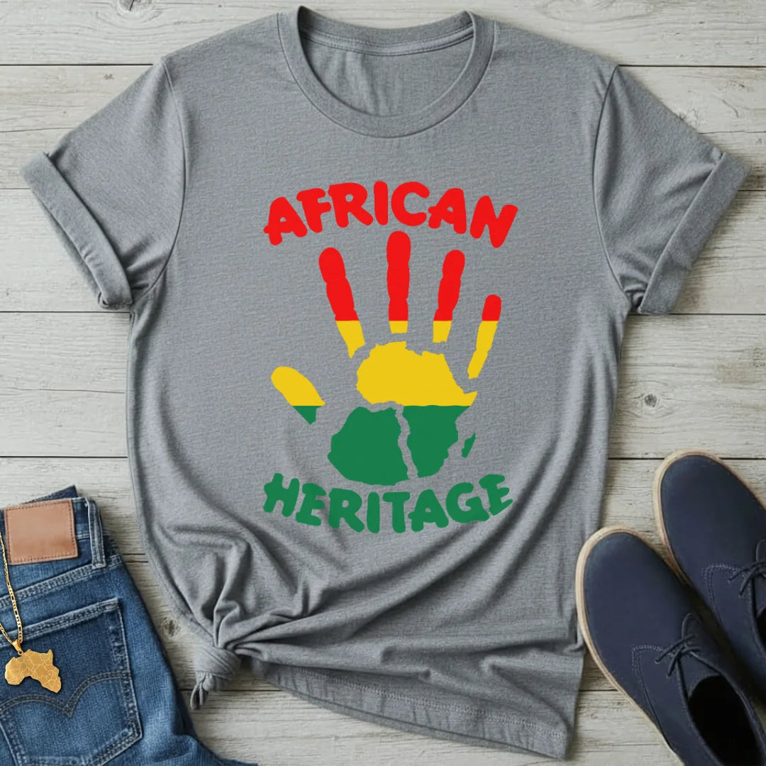 African Heritage Imprint T-Shirt