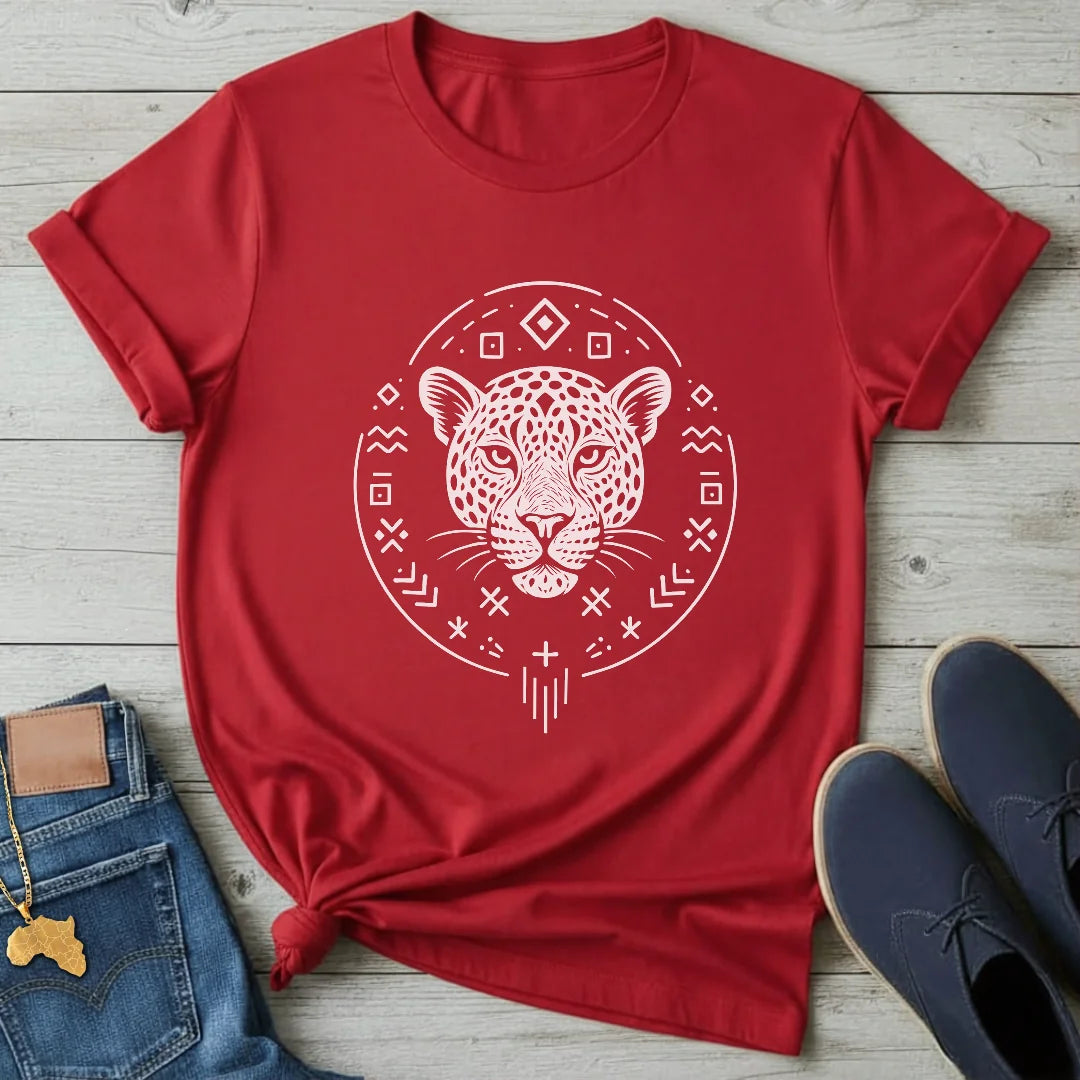 Lineart Leopard T-Shirt