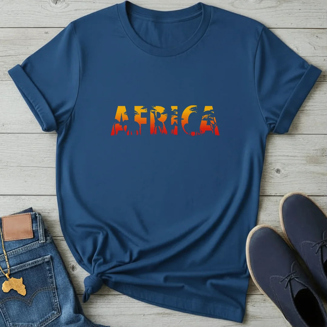 Africa Wildlife Silhouette T-Shirt