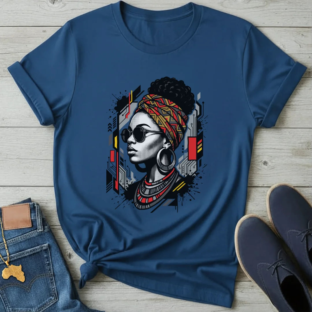 Afrofuture Portrait T-Shirt