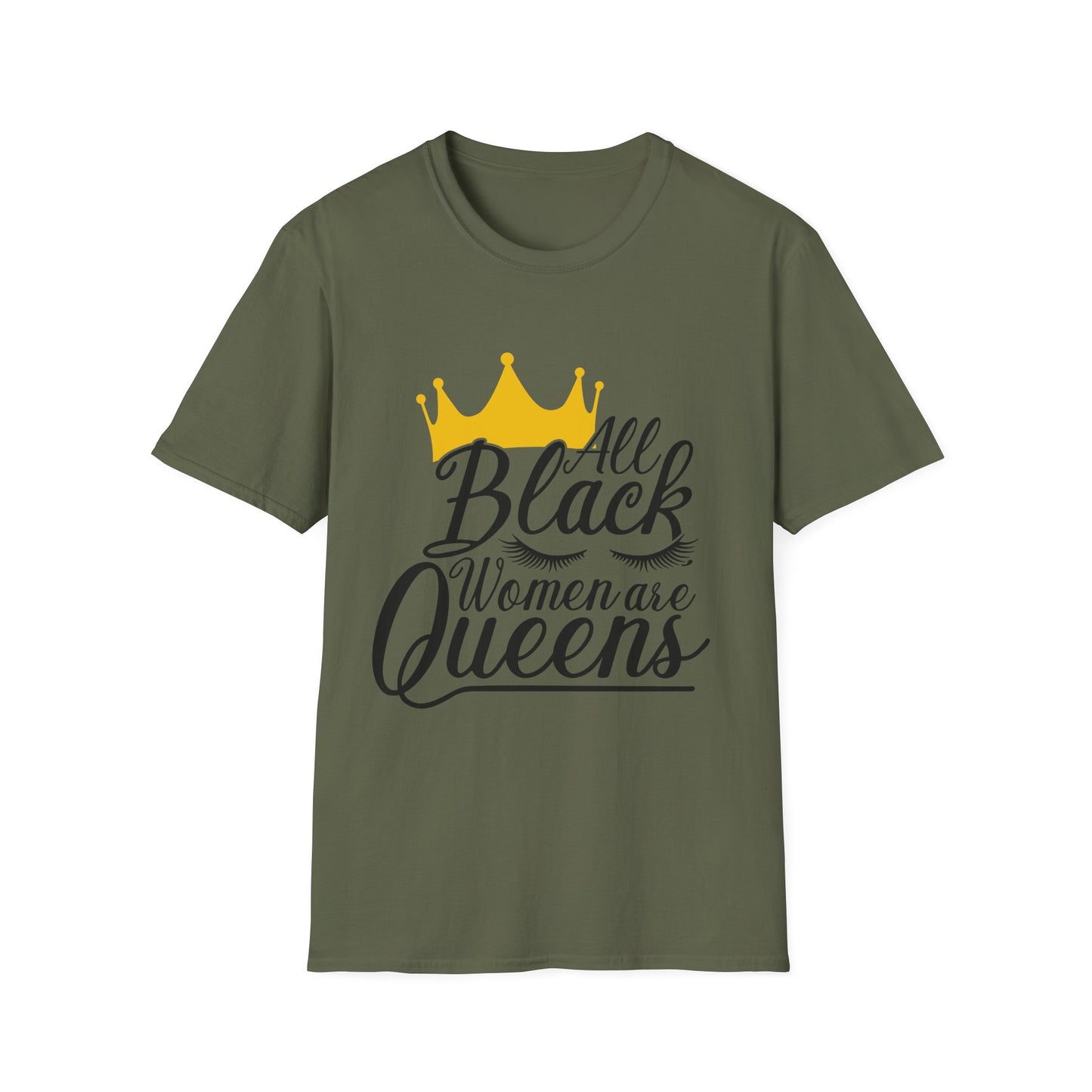 All Black Women Queens T-Shirt - Regular Fit