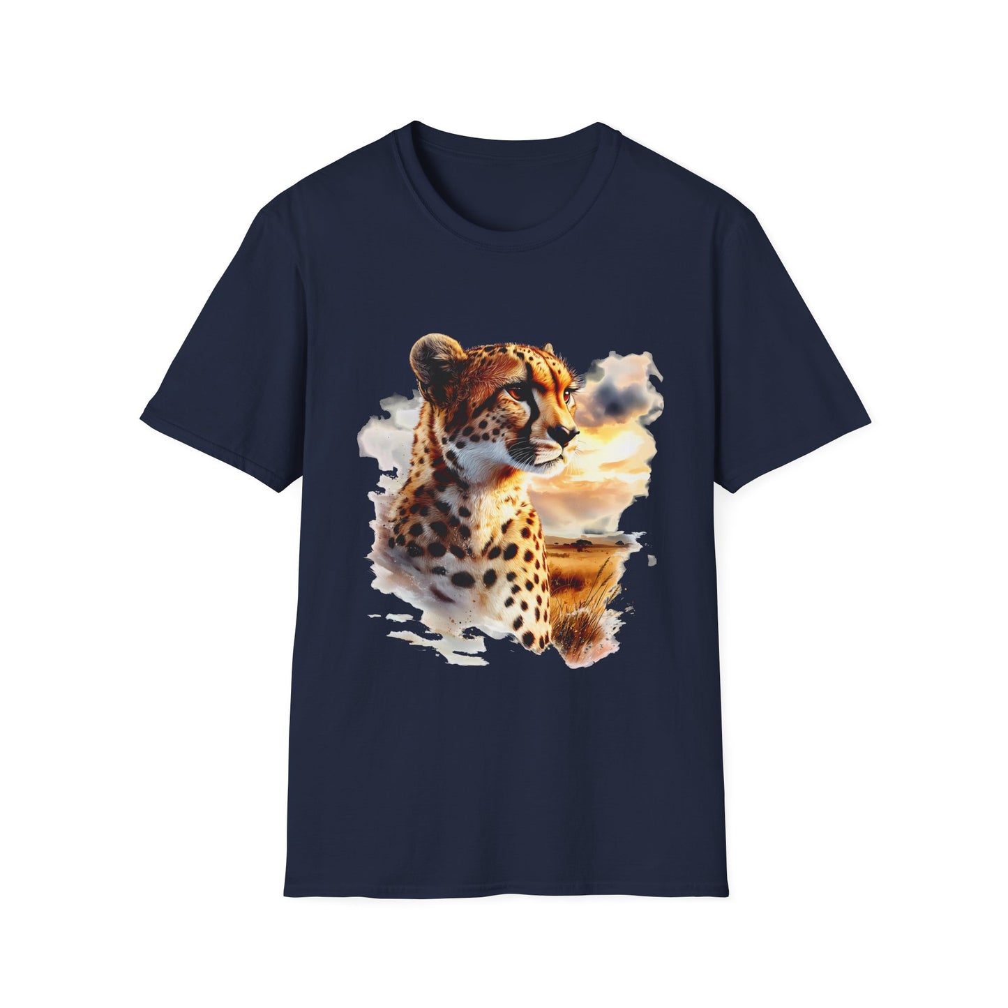 Watercolor Cheetah T-Shirt - Regular Fit