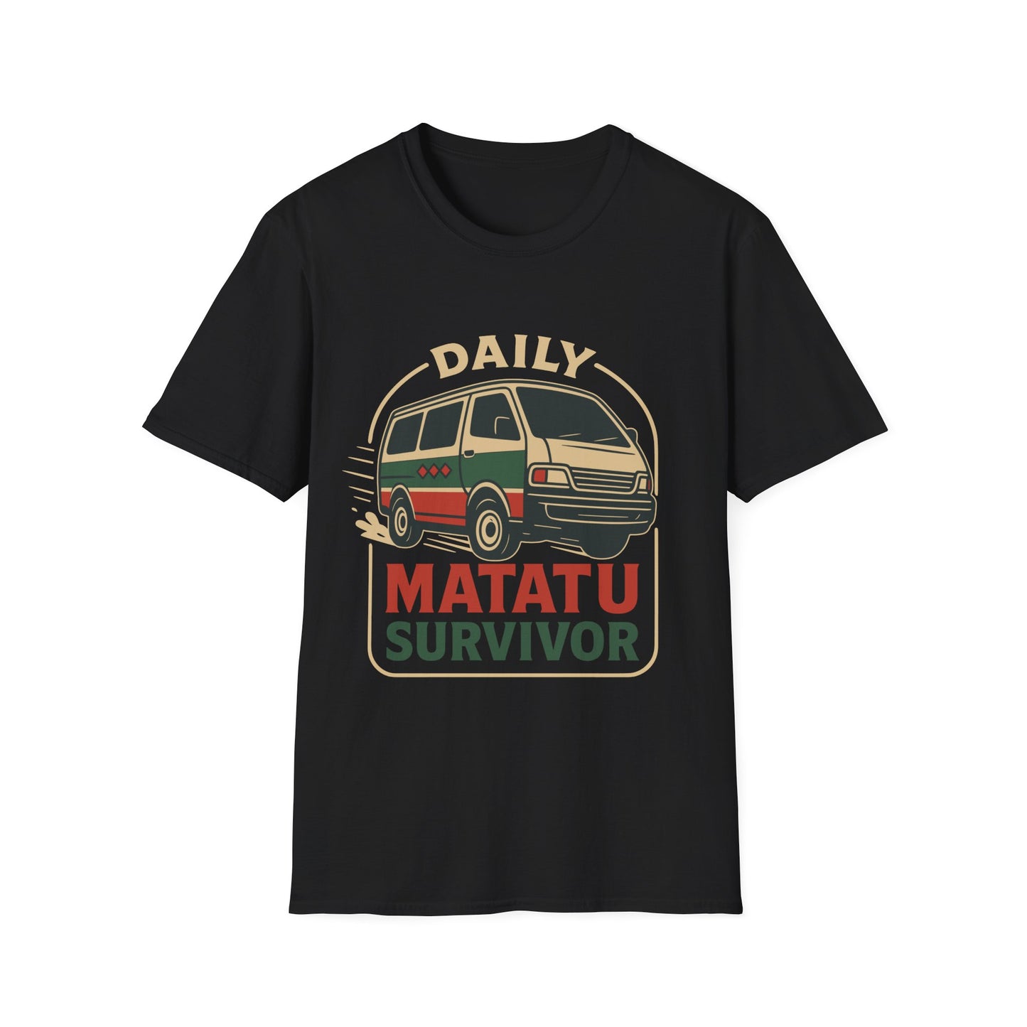Daily Matatu Survivor T-Shirt - Regular Fit