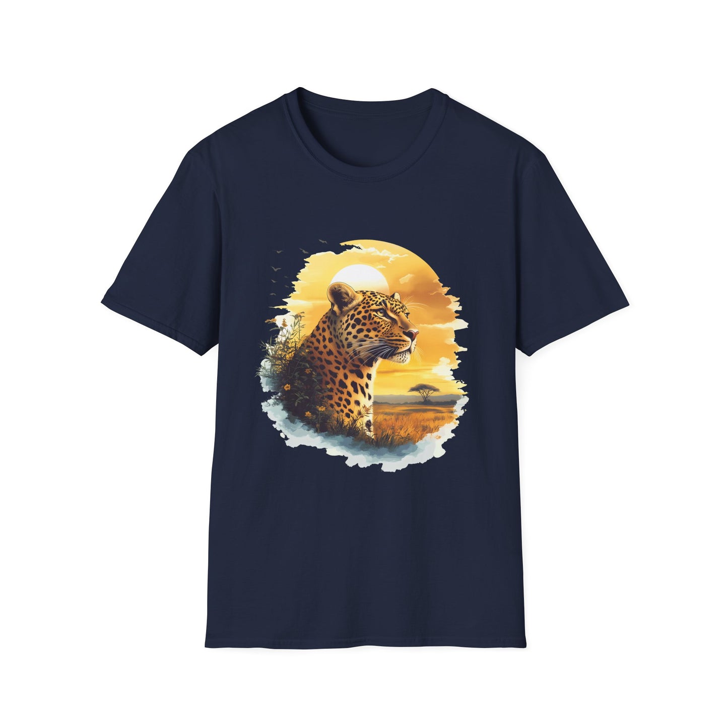 Watercolor Leopard T-Shirt - Regular Fit