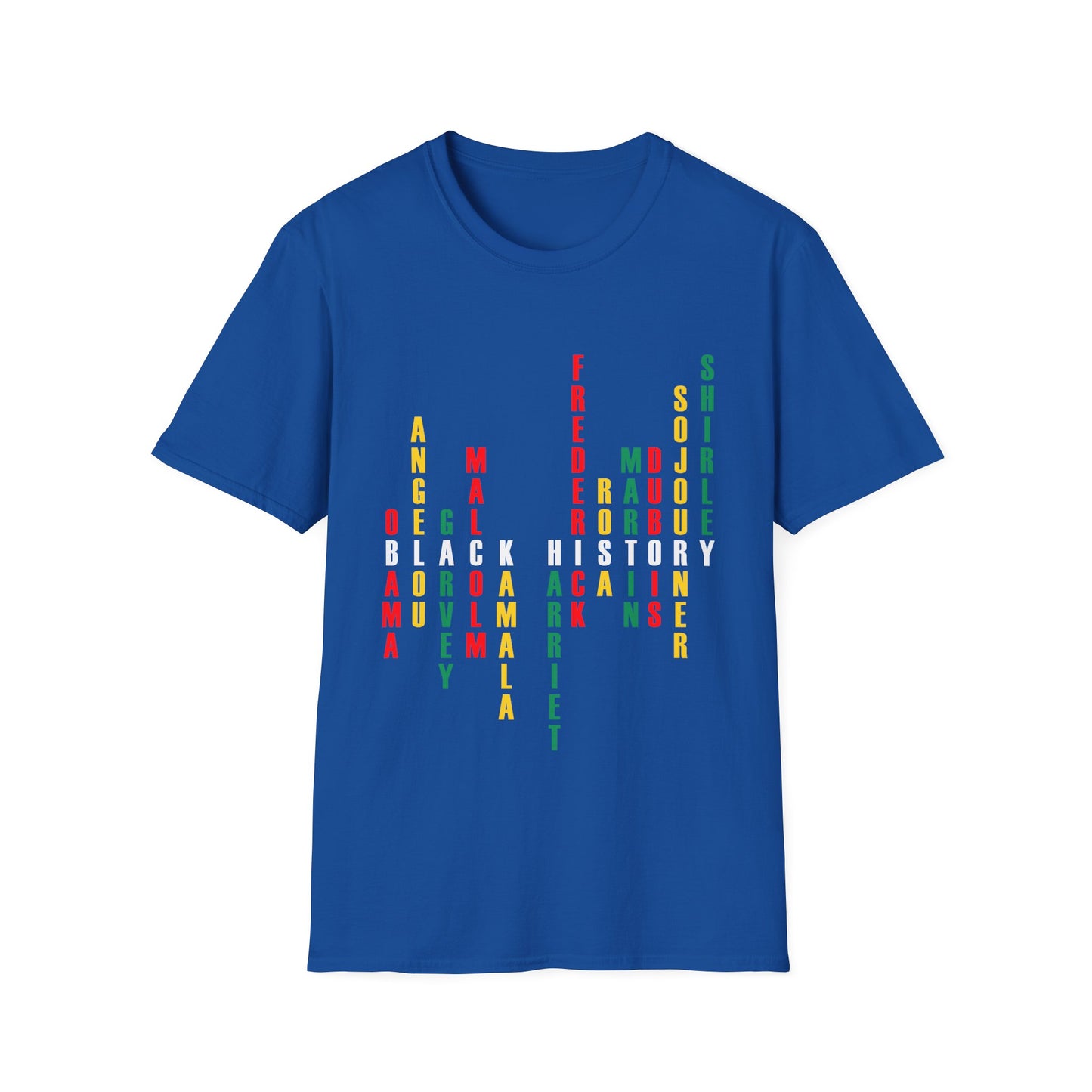 Black History Crossword Tribute T-Shirt - Regular Fit