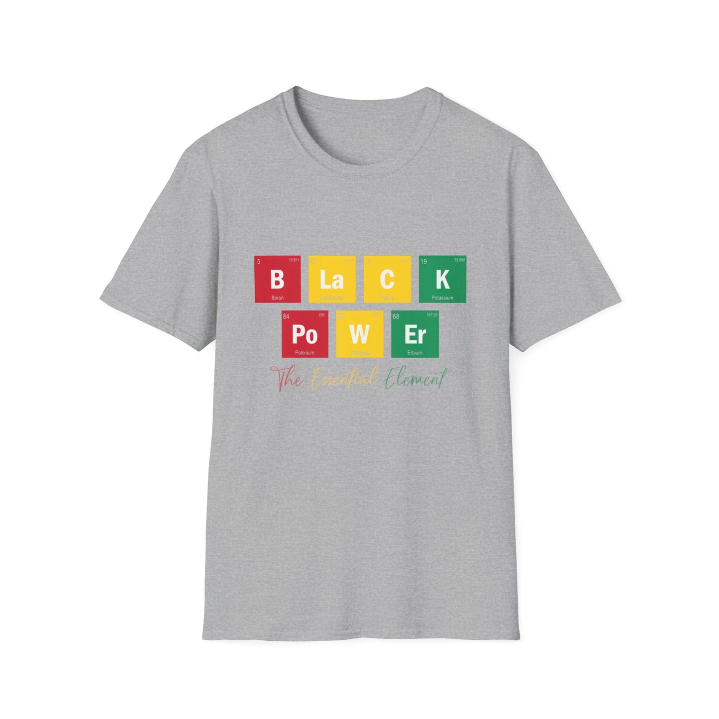 Black Power Element T-Shirt - Regular Fit