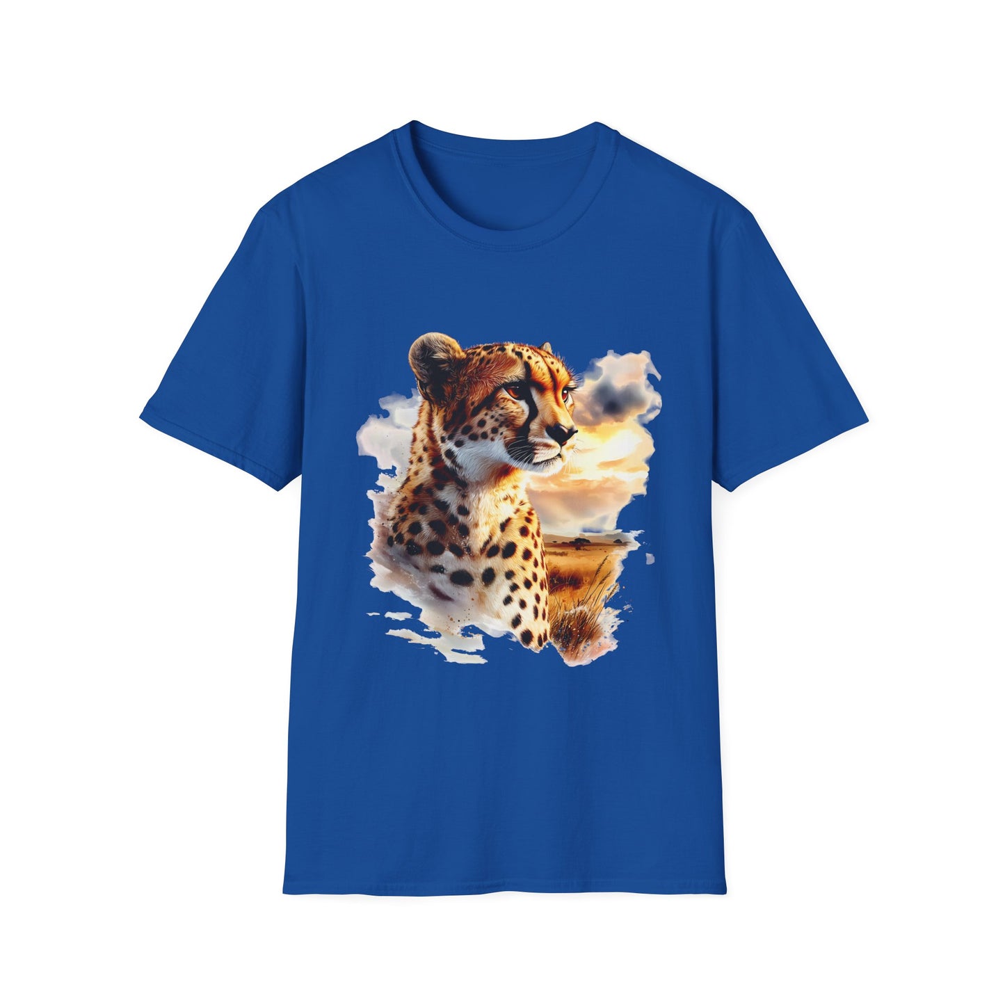 Watercolor Cheetah T-Shirt - Regular Fit