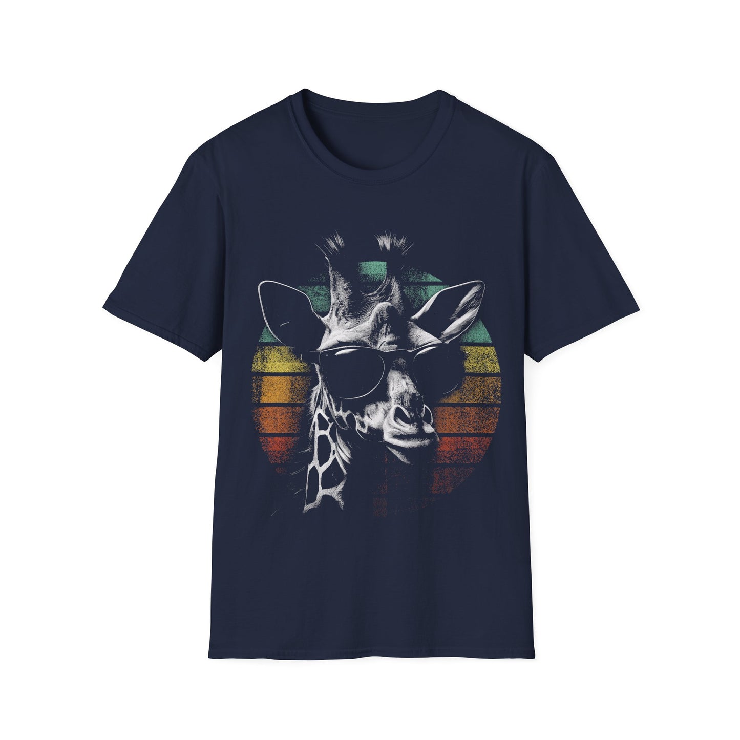 Cool Giraffe with Sunglasses T-Shirt - Regular Fit