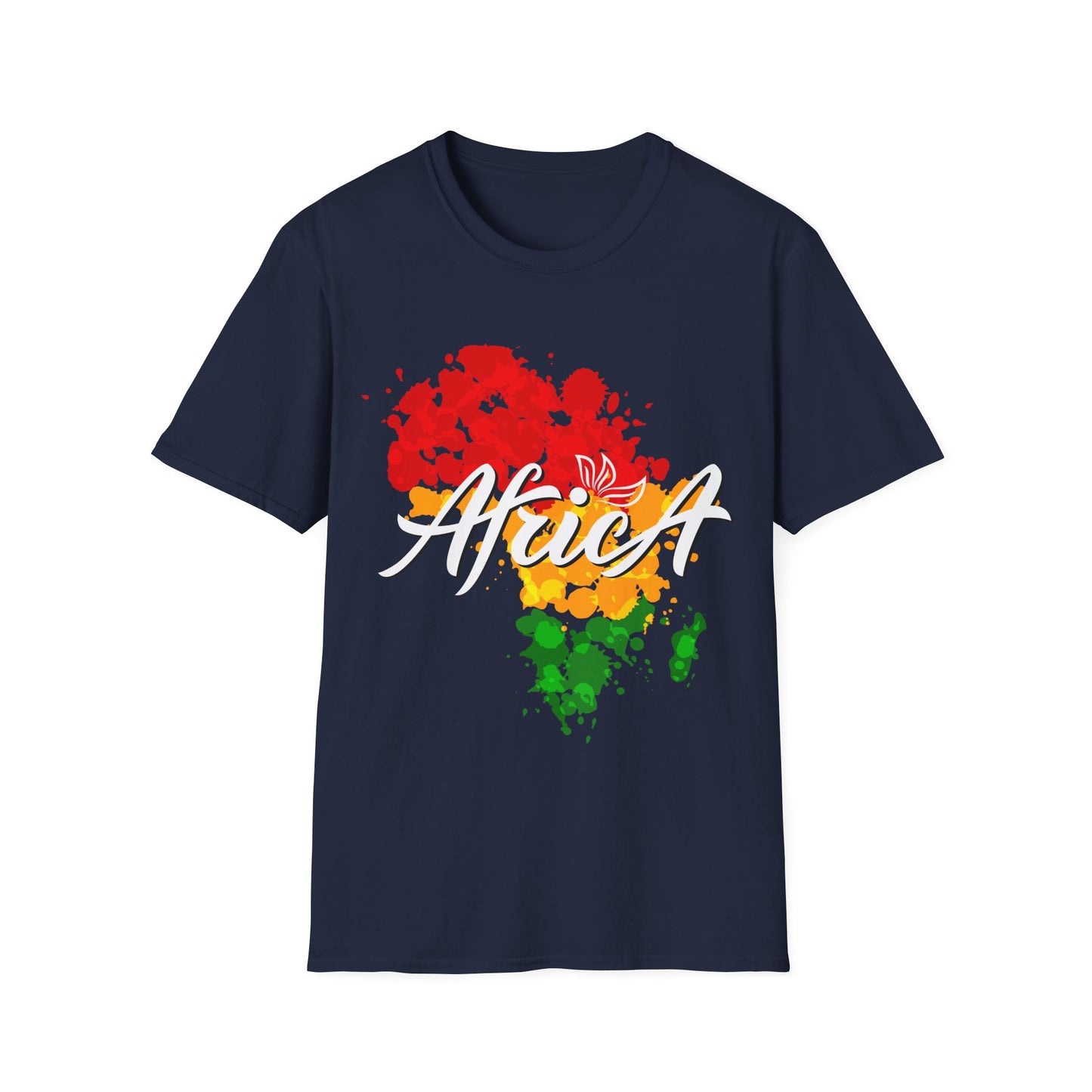 Africa Color Splash Map T-Shirt - Regular Fit
