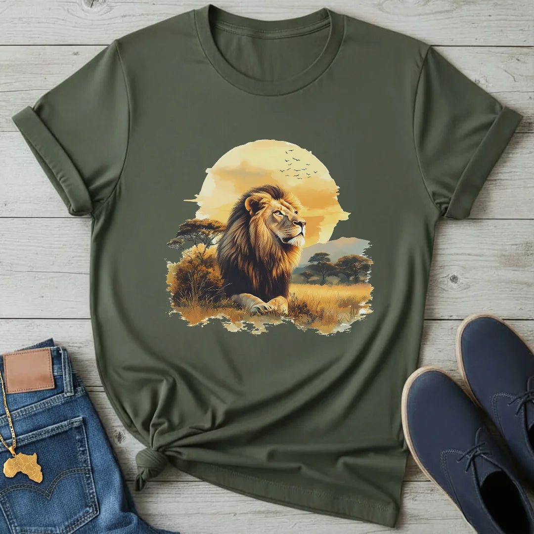 Watercolor Lion T-Shirt
