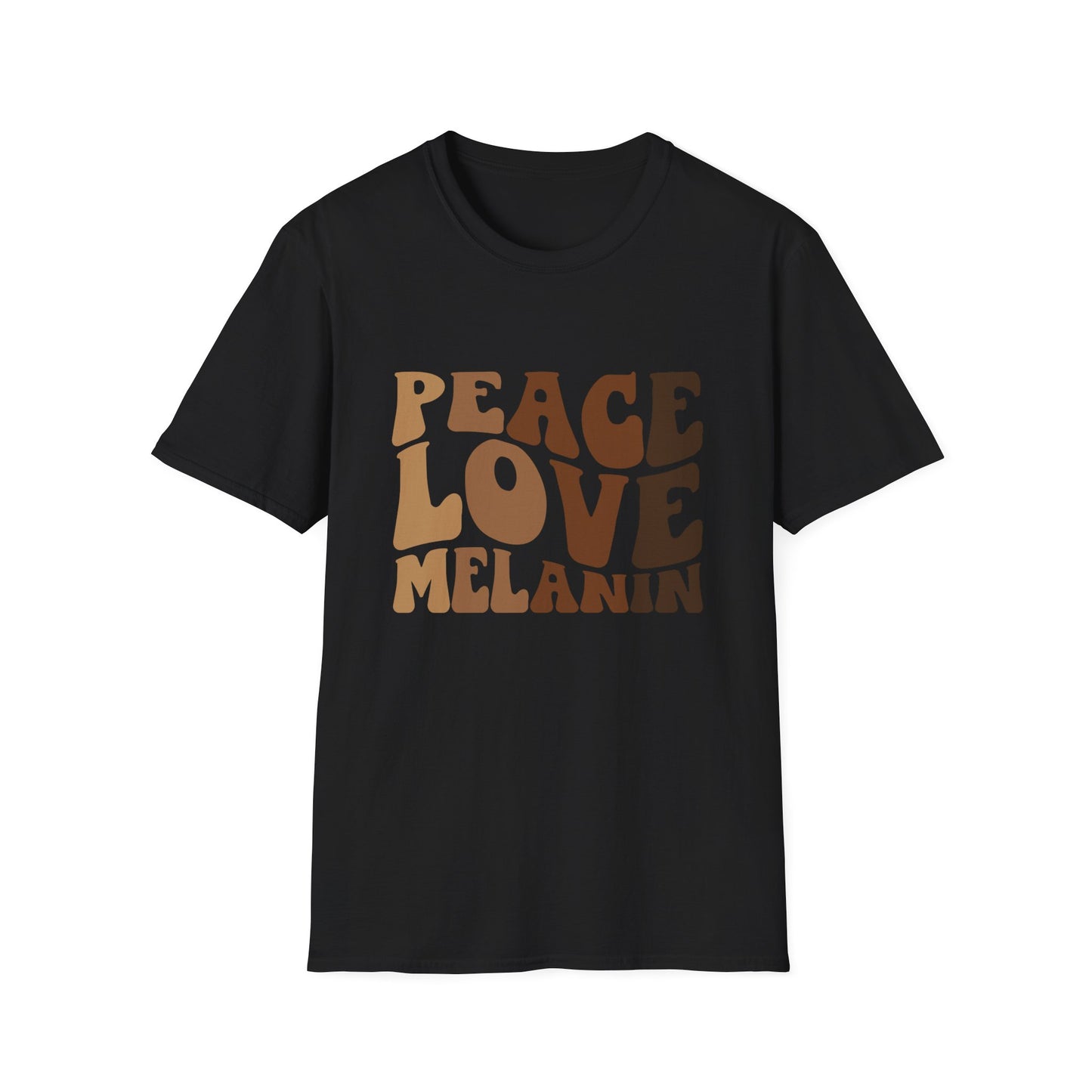 Peace Love Melanin T-Shirt - Regular Fit