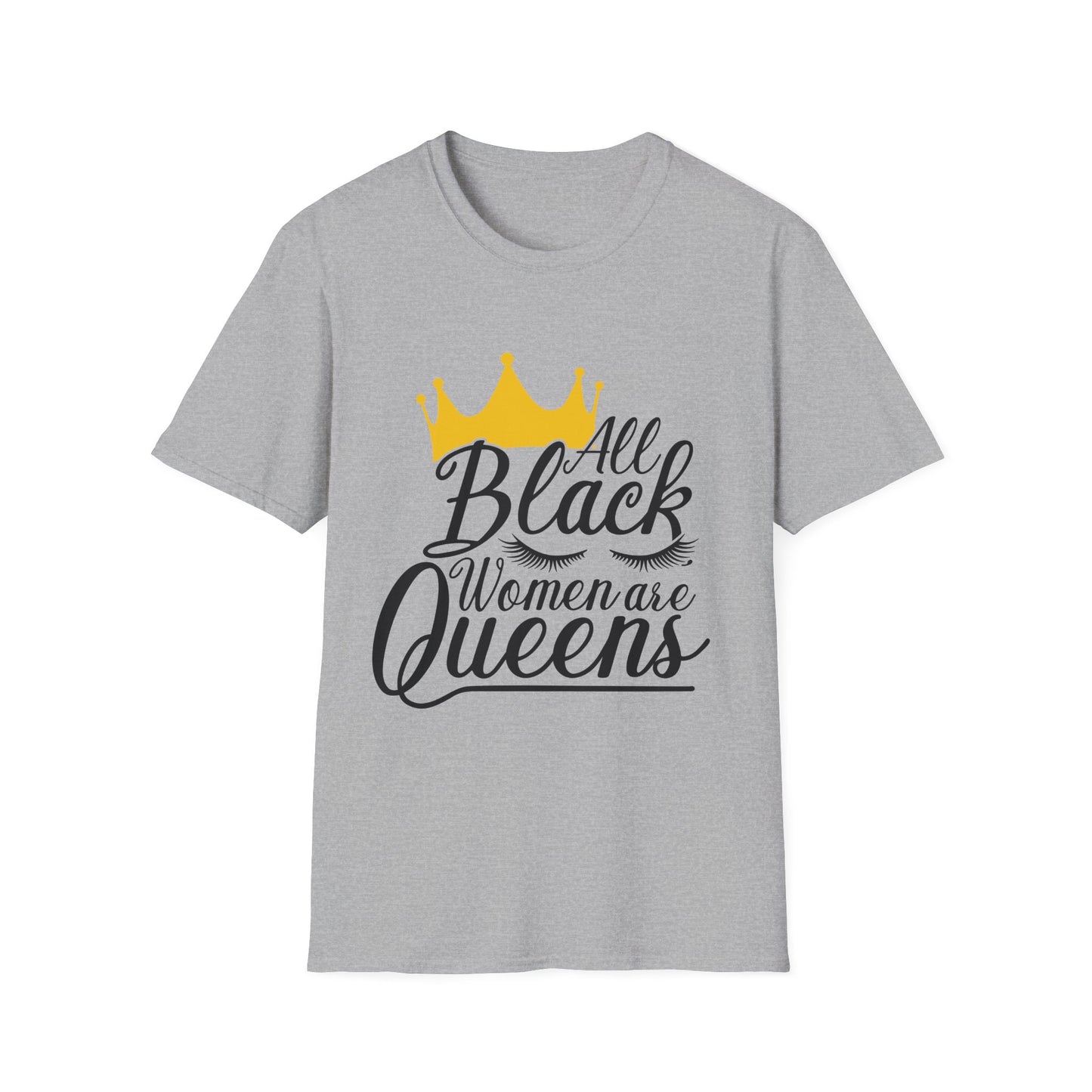 All Black Women Queens T-Shirt - Regular Fit