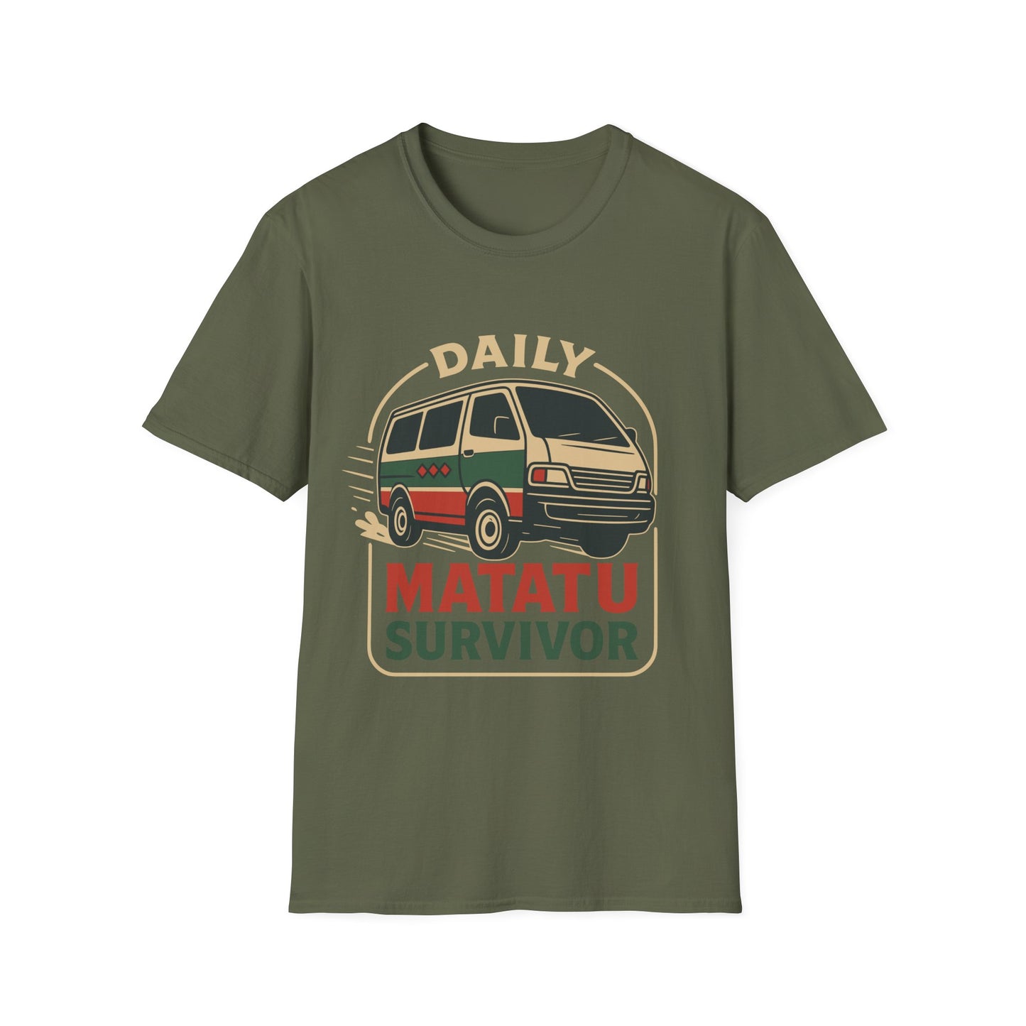 Daily Matatu Survivor T-Shirt - Regular Fit