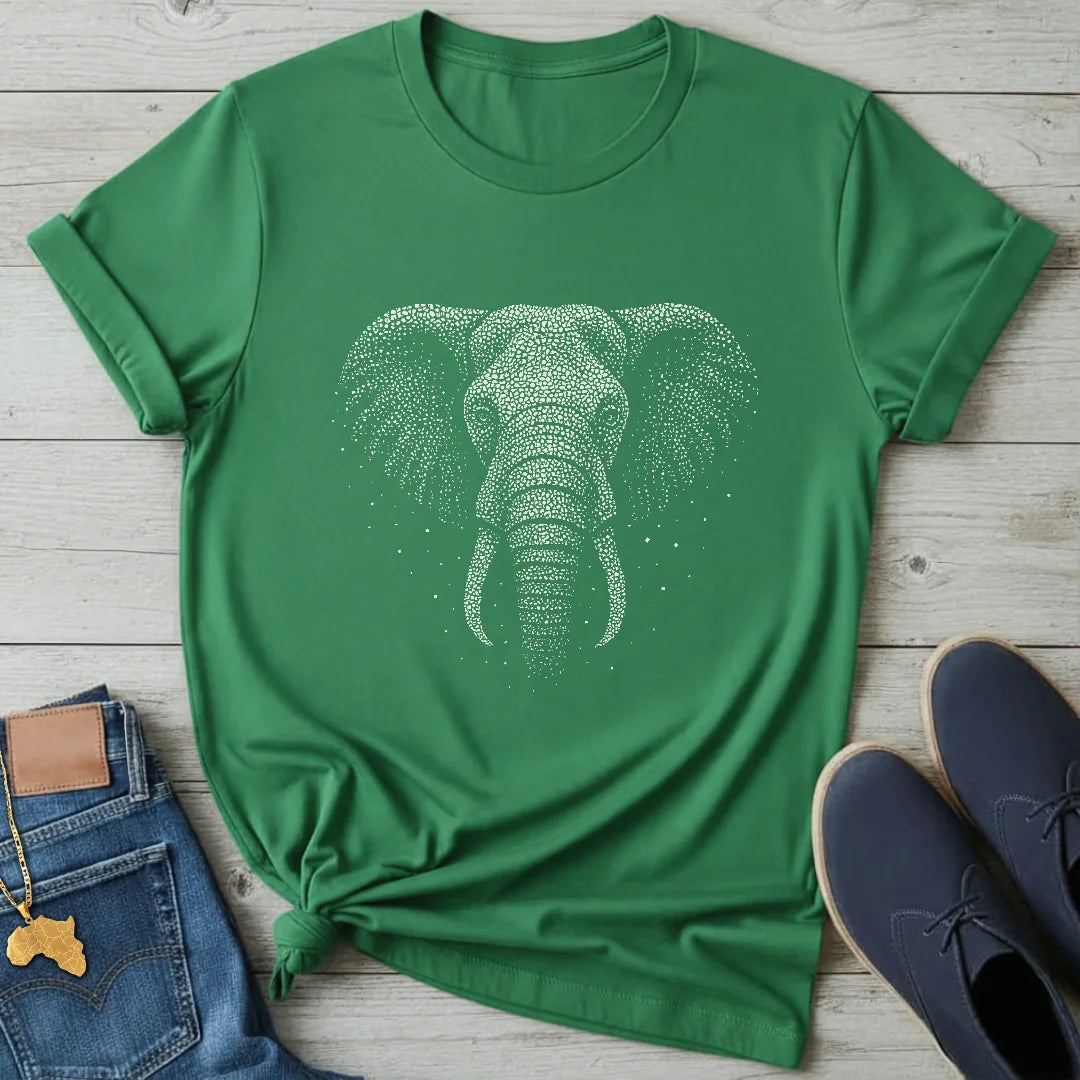 Point Art Elephant T-Shirt