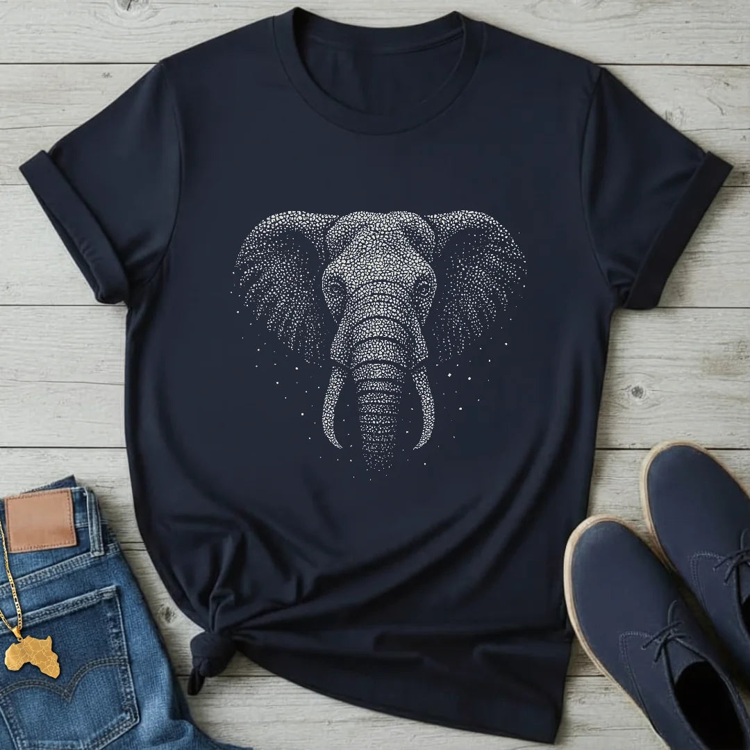Point Art Elephant T-Shirt