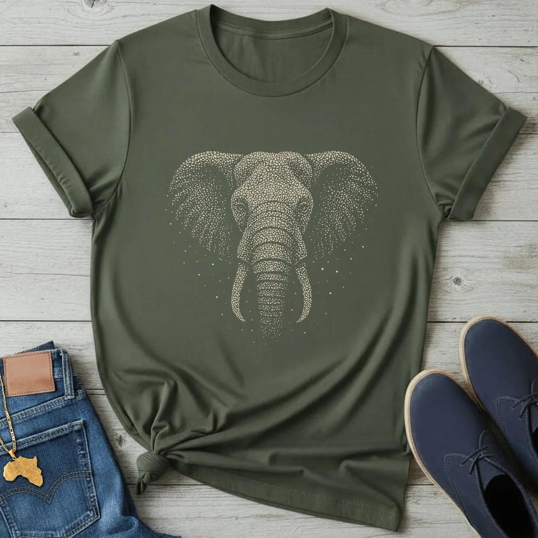 Point Art Elephant T-Shirt