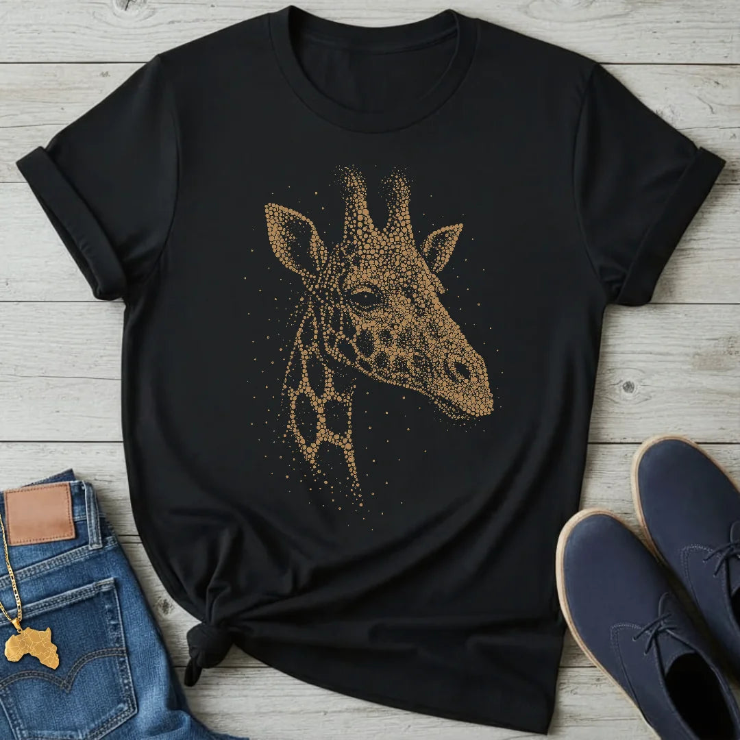 Point Art Giraffe T-Shirt