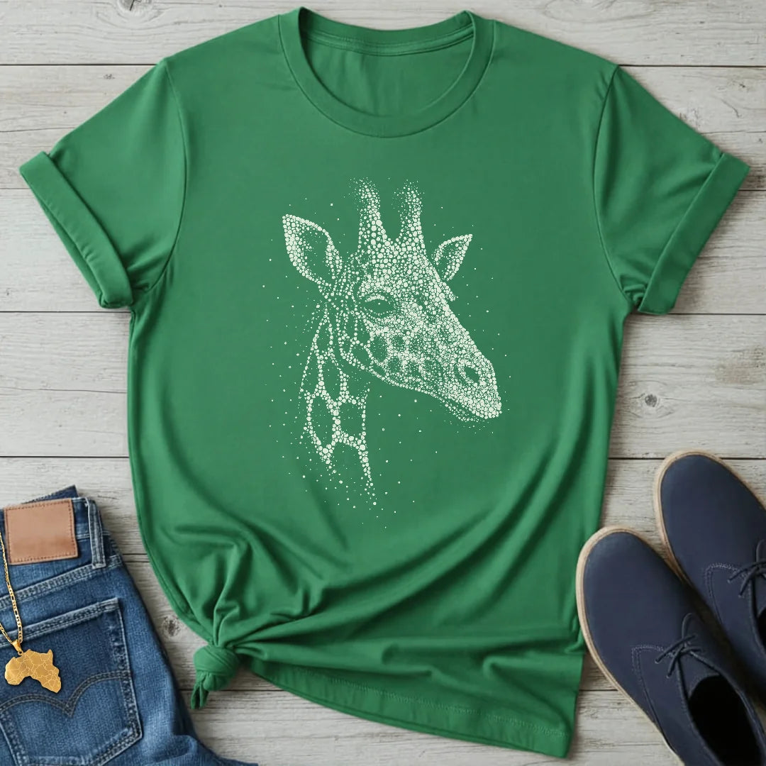 Point Art Giraffe T-Shirt