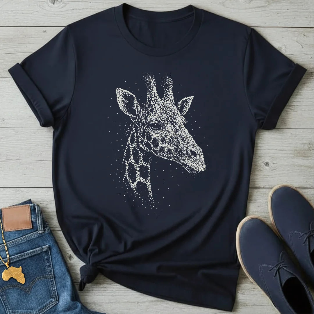 Point Art Giraffe T-Shirt