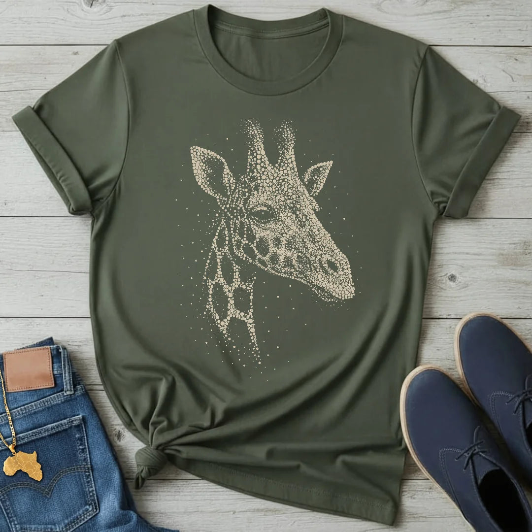 Point Art Giraffe T-Shirt