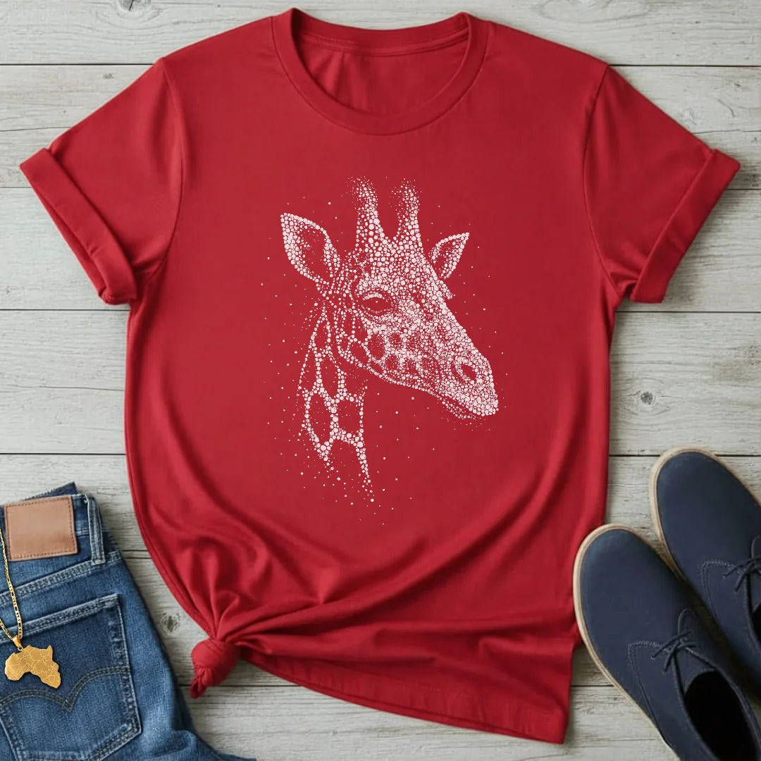 Point Art Giraffe T-Shirt