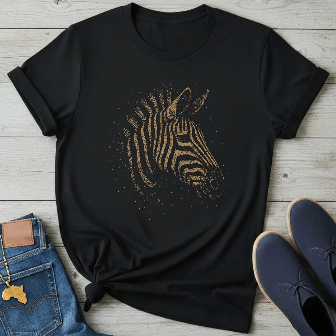 Point Art Zebra T-Shirt