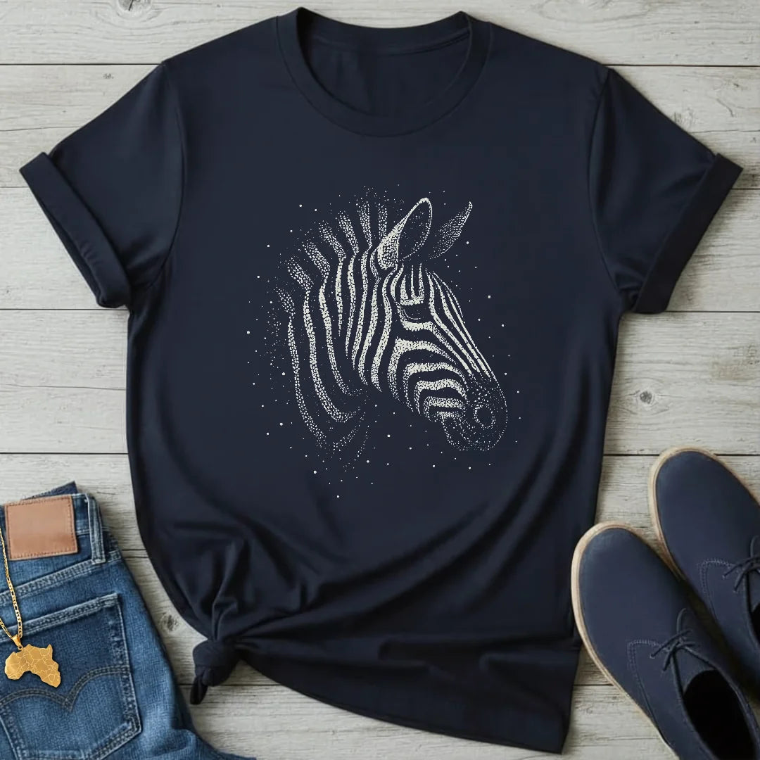 Point Art Zebra T-Shirt