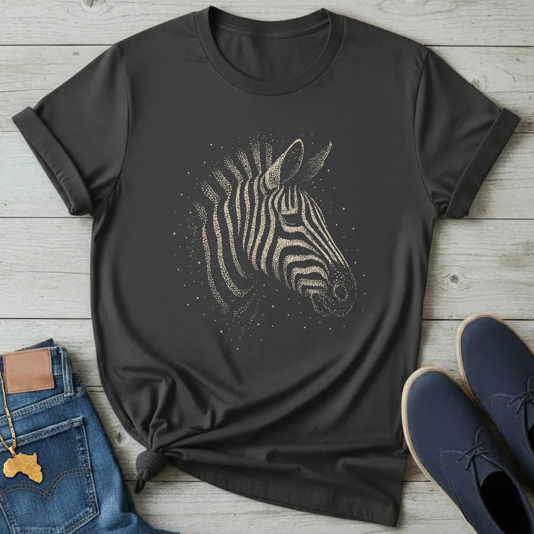 Point Art Zebra T-Shirt
