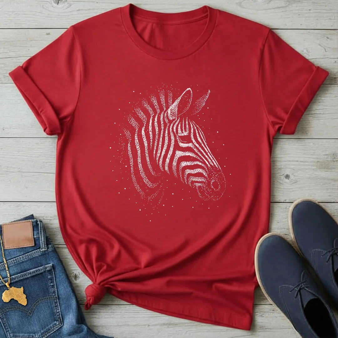 Point Art Zebra T-Shirt