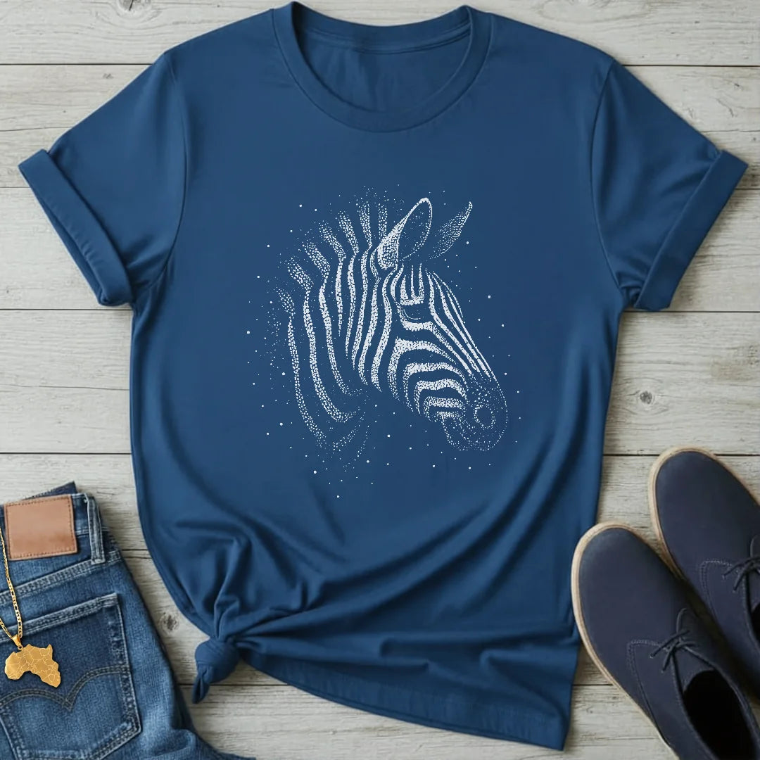 Point Art Zebra T-Shirt