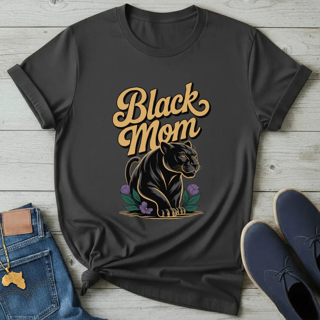 Black Panther Mom T-Shirt