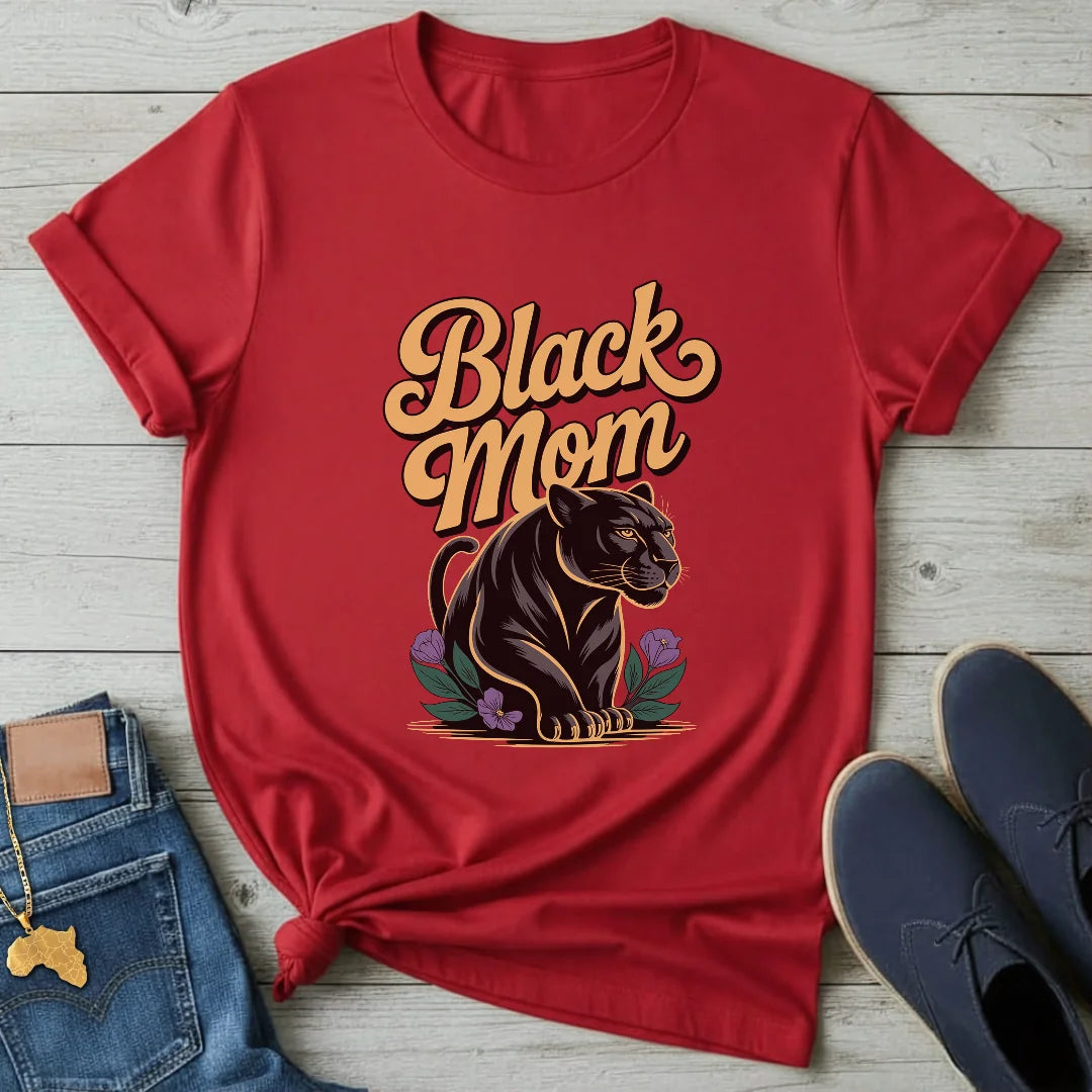 Black Panther Mom T-Shirt
